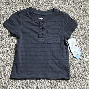 Gray Cat & Jack tee 12m nwt